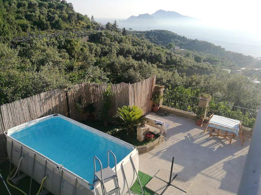 Villa Capri Wonderful View Massa Lubrense Exterior photo