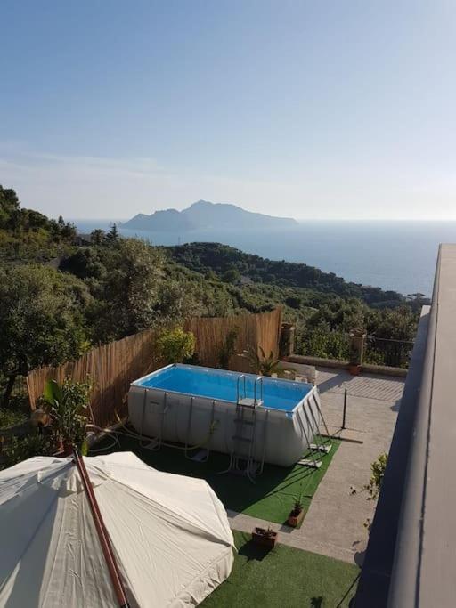 Villa Capri Wonderful View Massa Lubrense Exterior photo